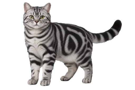 Illustration de la race American Shorthair (alimentation chat)