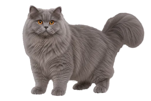 Illustration de la race British Longhair (alimentation chat)