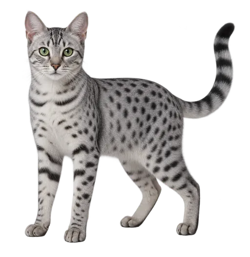 Illustration de la race Mau Égyptien (alimentation chat)