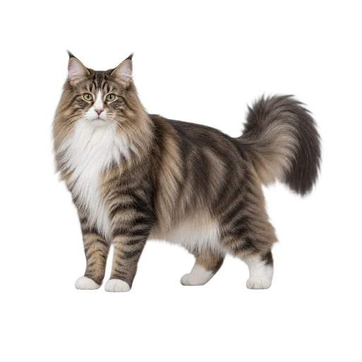 Illustration de la race Norvégien (alimentation chat)