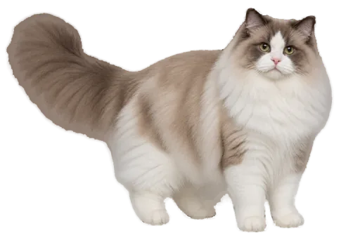 Illustration de la race Ragamuffin (alimentation chat)
