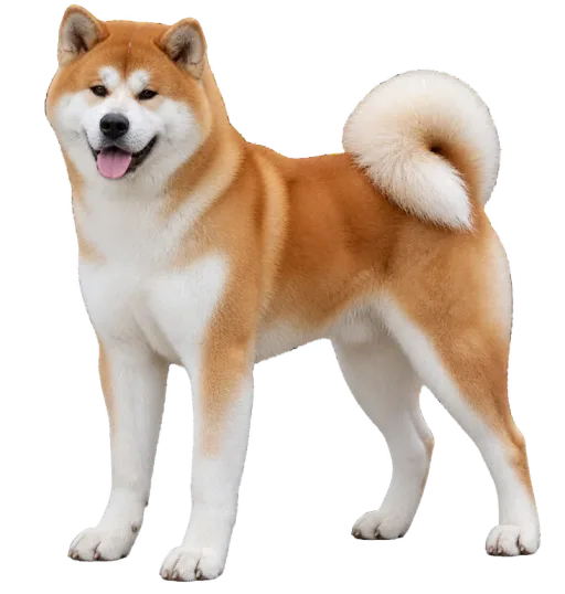 Illustration de la race Akita Inu (alimentation chien)