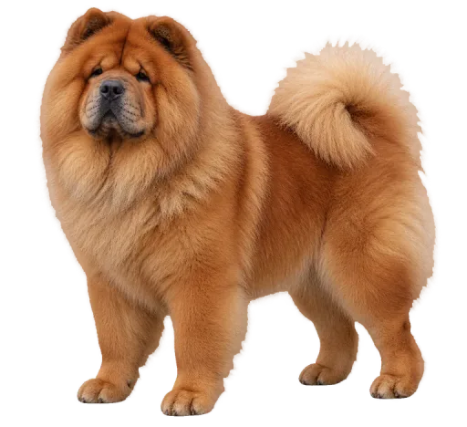 Illustration de la race Chow-Chow (alimentation chien)