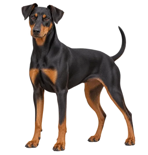 Illustration de la race Pinscher Allemand (alimentation chien)