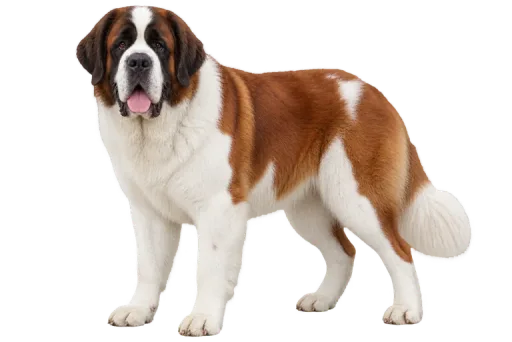 Illustration de la race Saint-Bernard (alimentation chien)