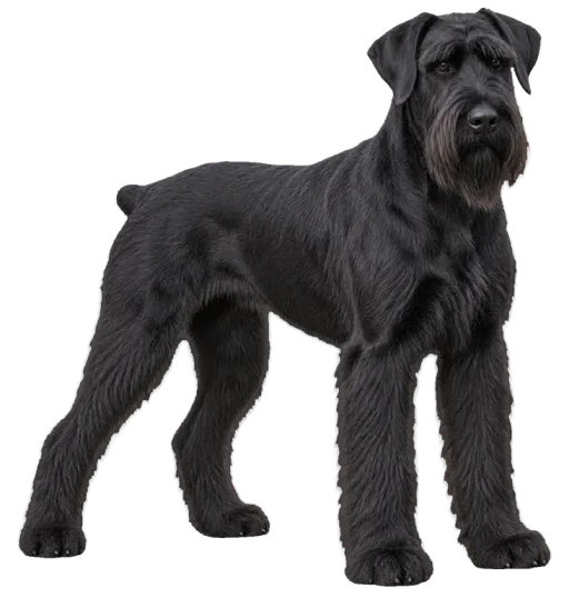 Illustration de la race Schnauzer Géant (alimentation chien)
