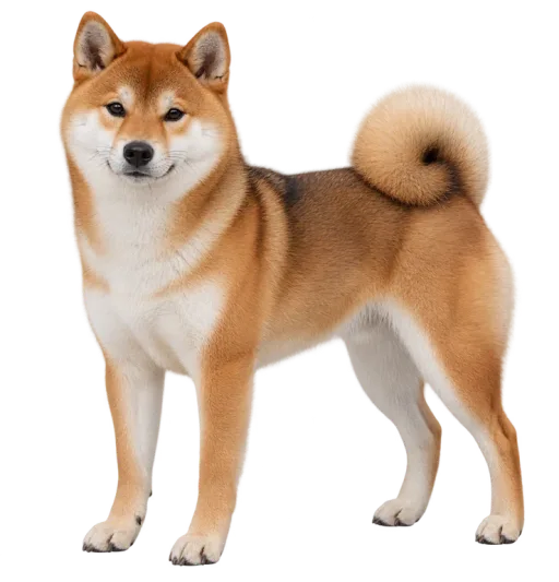 Illustration de la race Shiba Inu (alimentation chien)
