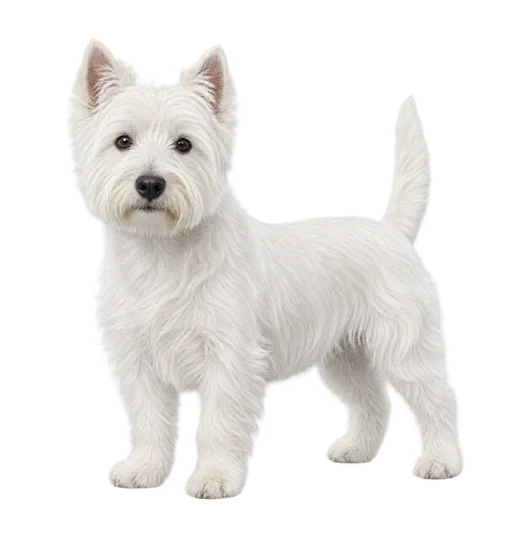 Illustration de la race Westie (West Highland) (alimentation chien)