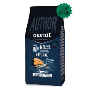 Ownat Author Fresh Oily Fish & Poultry Chat – Croquettes premium sans céréales