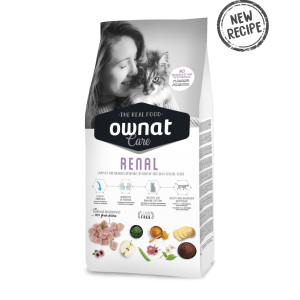 Ownat Care Renal Chat – Croquettes soutien rénal pour chat
