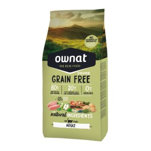 Ownat GF Prime Adult Chicken & Turkey Chat – Croquettes sans céréales