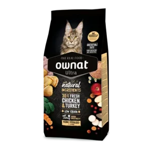 Ownat Ultra Young Sterilized Chat – Croquettes jeune chat stérilisé