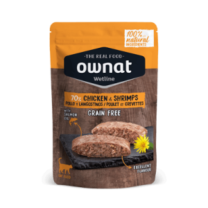 Ownat Wetline Chicken & Shrimps Chat