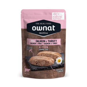 Ownat Wetline Kitten Salmon & Turkey Chat